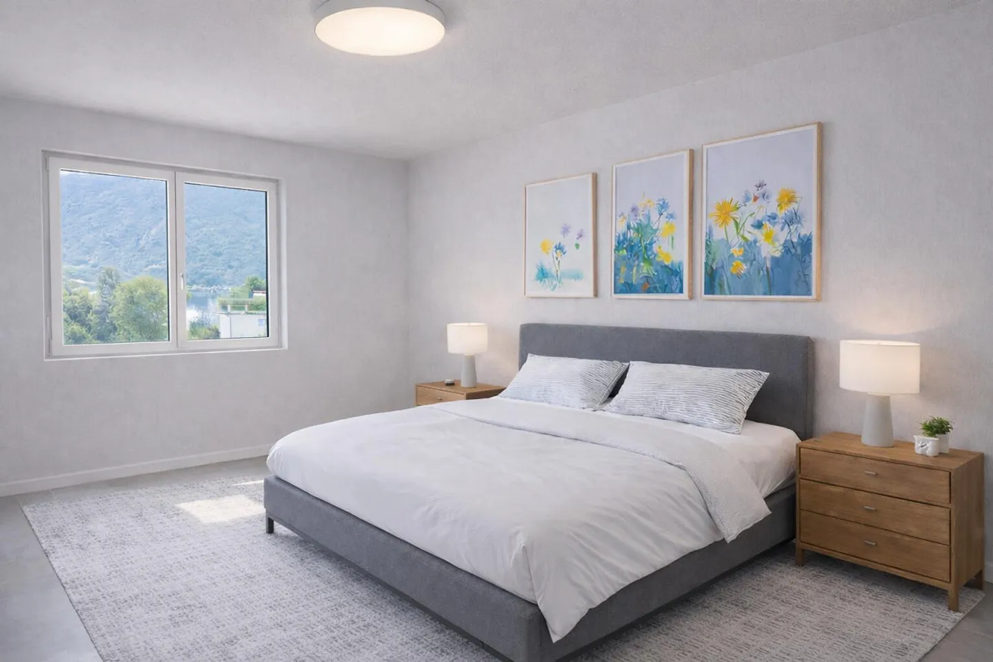 3,5-Zimmer-Wohnung mit teilweisem Seeblick in Melide - Foto 4 von 11