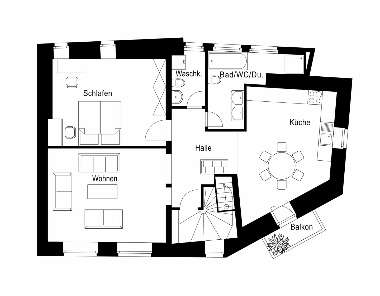 Bellissimo appartamento duplex in posizione centrale - Foto 5 di 10