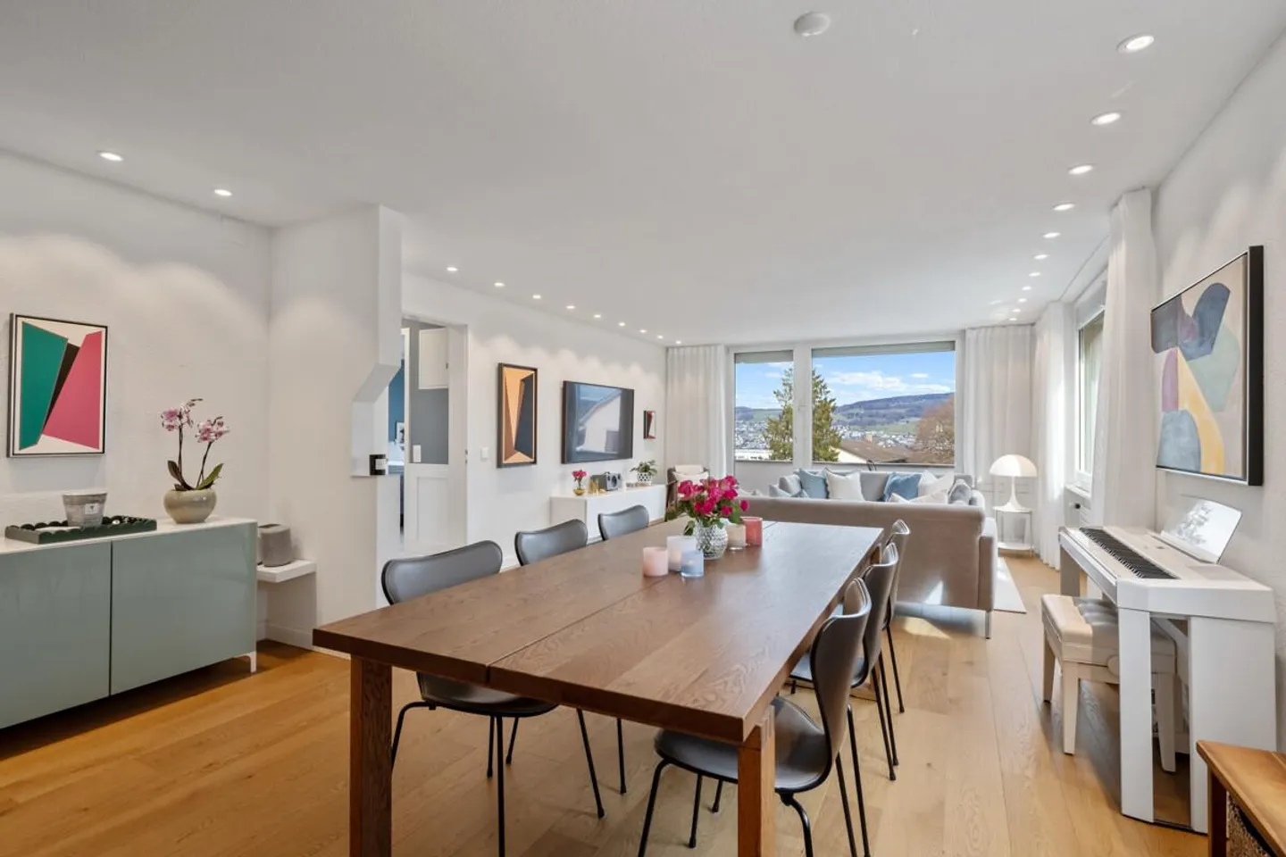Horgen : Appartement en terrasse avec studio et sauna - Photo 2 sur 5