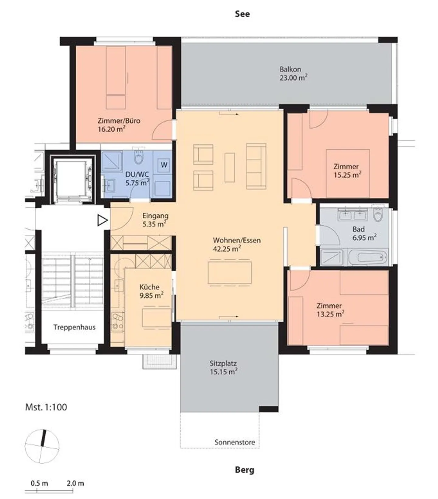 Modernes Familienapartment - Foto 2 von 9