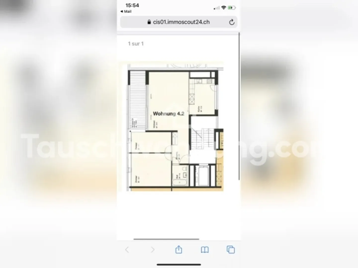 «[TAUSCHWOHNUNG] Moderne 3.5 Wohnung im Kreis 4 gegen grössere Wohnung» - Foto 7 von 8