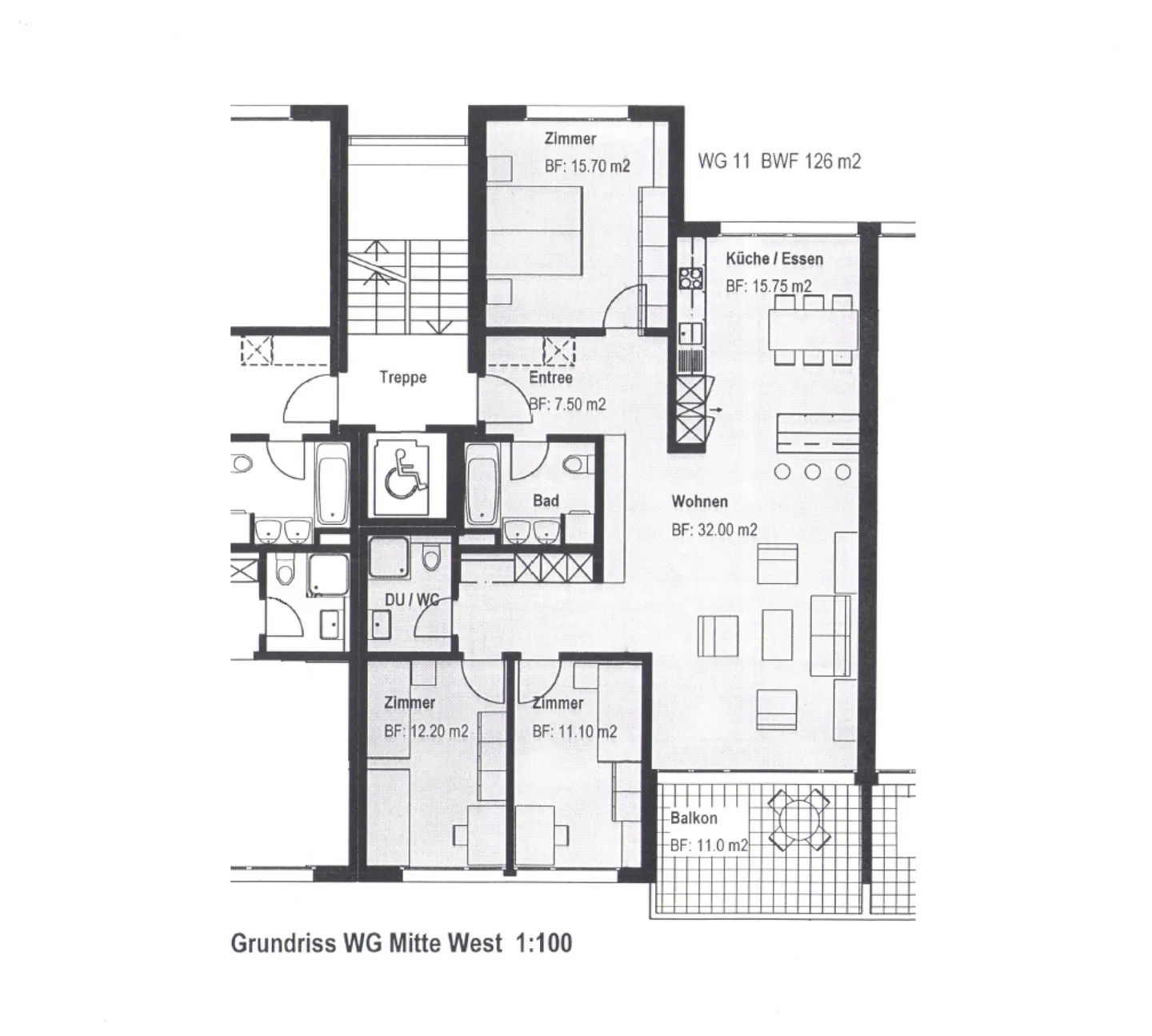 Attraktive 4.5-Zimmer-Wohnung mit viel Nutzfläche und Seesicht - Foto 13 von 13