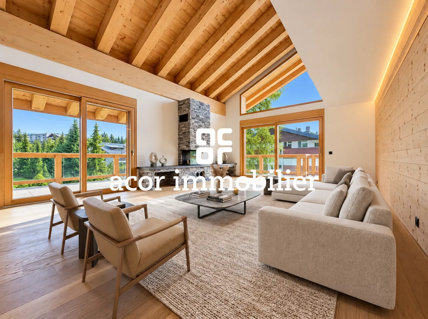CRANS – NEW DUPLEX OF 282 M² – PREMIUM RESIDENCE WITH SPA & WELLNESS - Photo 6 of 19