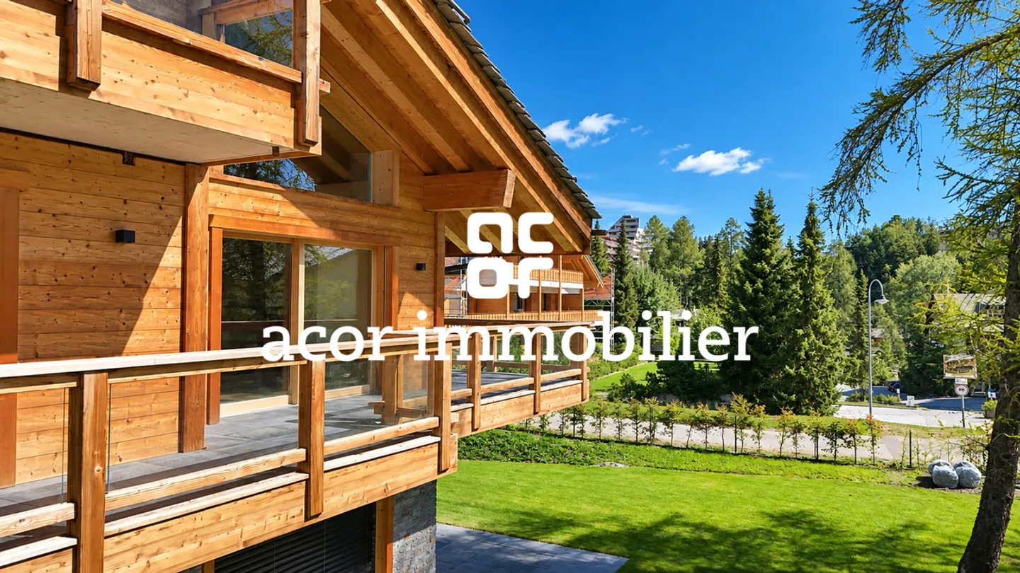 CRANS – NEW DUPLEX OF 282 M² – PREMIUM RESIDENCE WITH SPA & WELLNESS - Photo 3 of 19