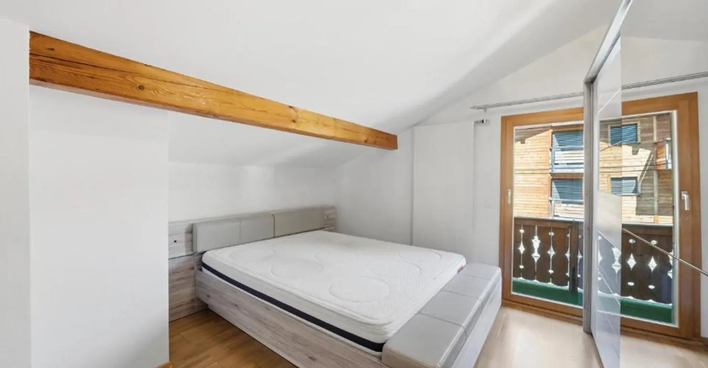 Charmantes Penthouse in Villars - Foto 7 von 8