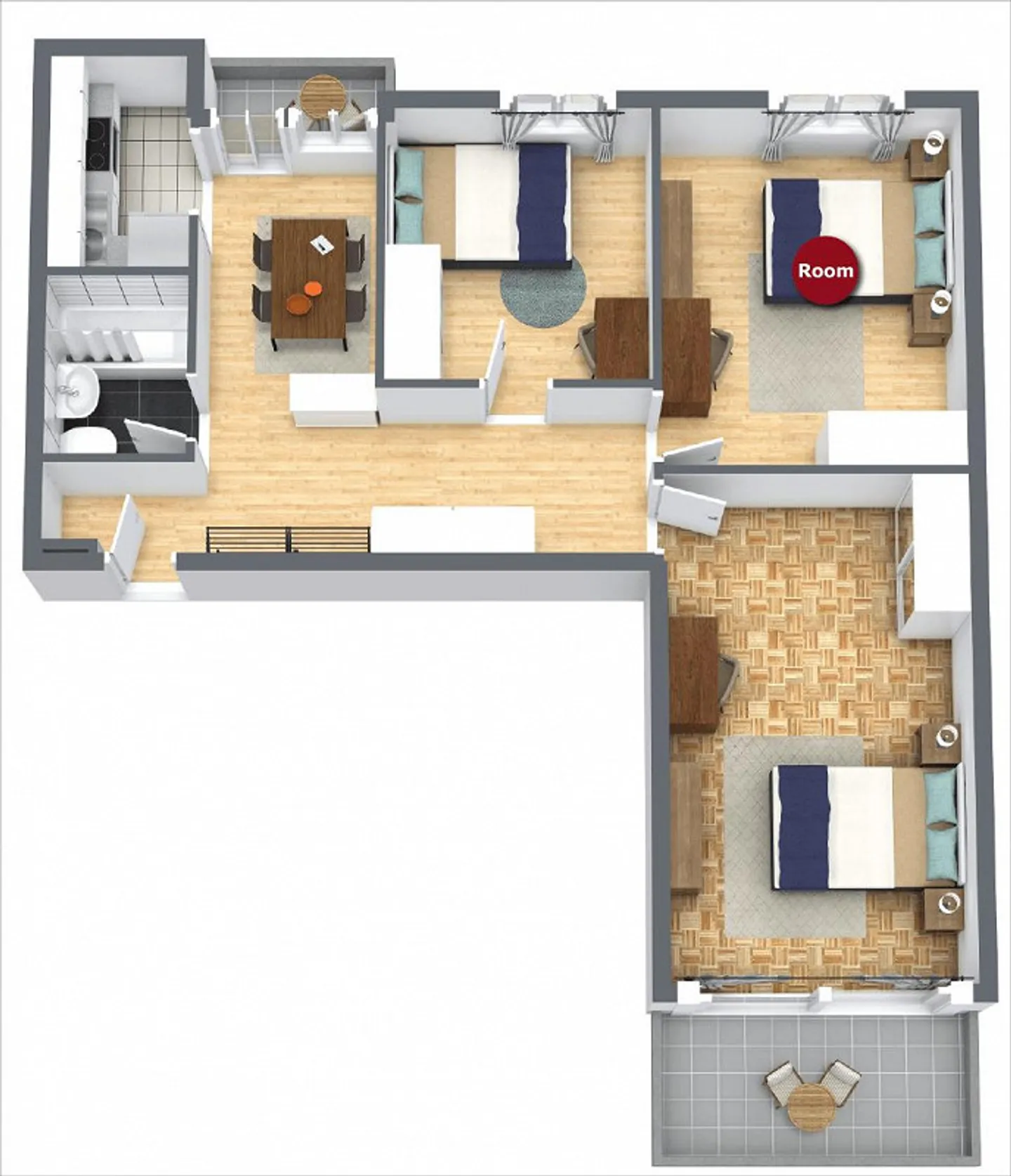 Modernes Coliving im lebhaften Zürich Oerlikon - Foto 14 von 14