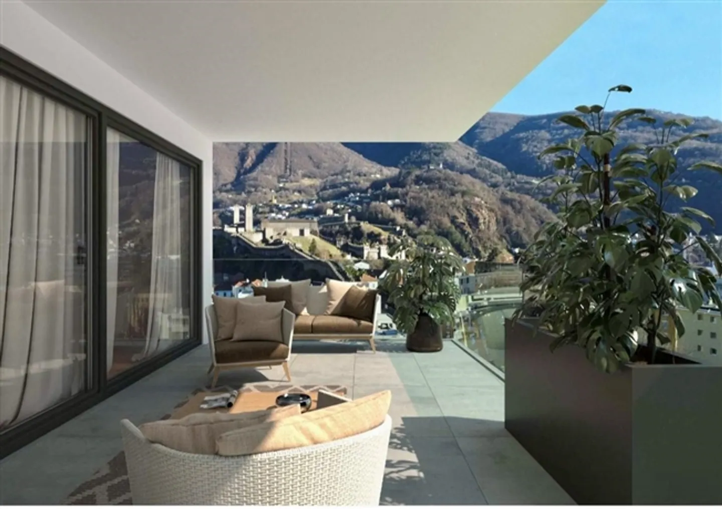 NEW 2.5 TO 5.5 ROOM APARTMENTS WITHIN WALKING DISTANCE TO THE CENTER OF BELLINZONA - Photo 3 of 6
