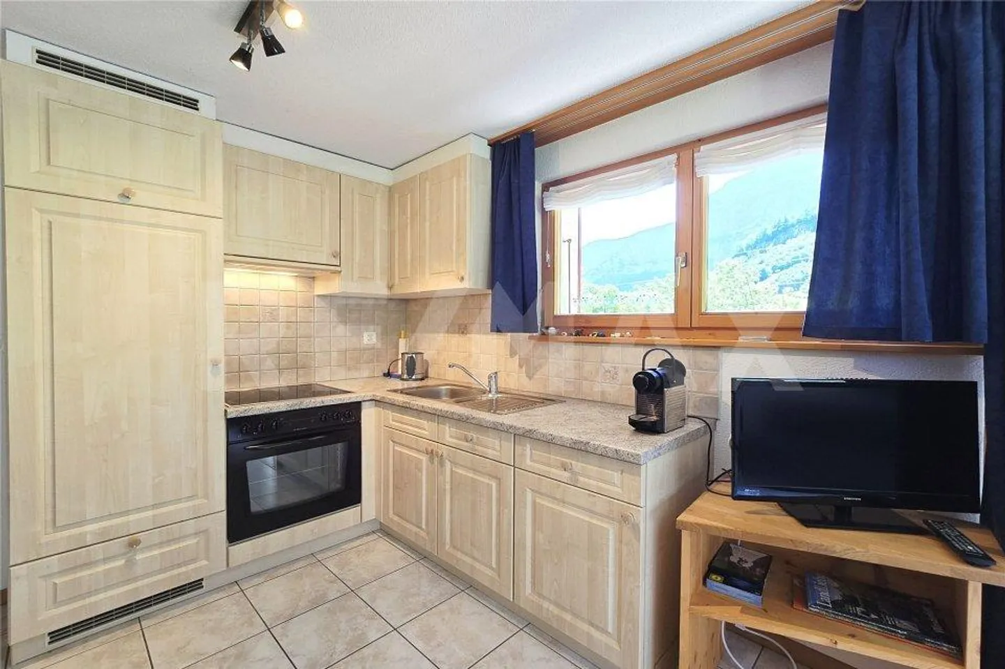 Bergpanorama inklusive  2.5 Zi-Wohnung in Leukerbad mit Balkon & P... - Foto 4 von 13