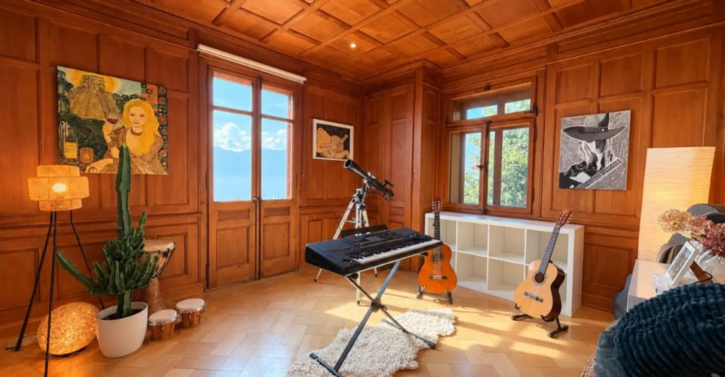 CHALET BERNARDINA – HISTORIC PROPERTY WITH PANORAMIC VIEW OF LAKE GENEVA - Photo 8 of 13