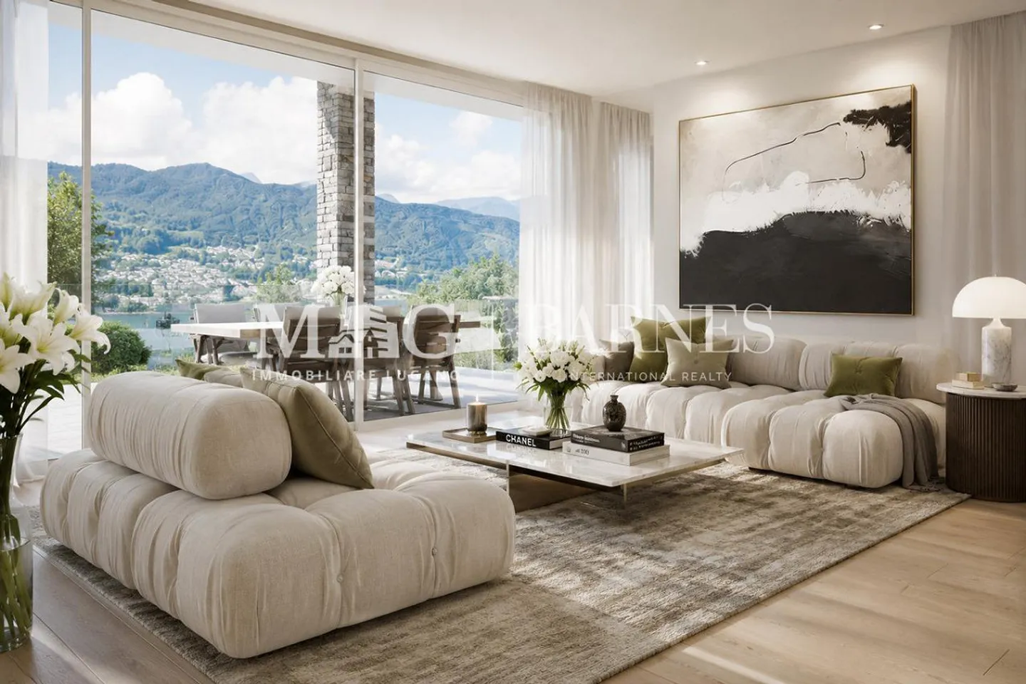 Collina d'Oro: 4,5-Zimmer-Wohnung mit Terrasse in einer neuen Residenz - Foto 3 von 5