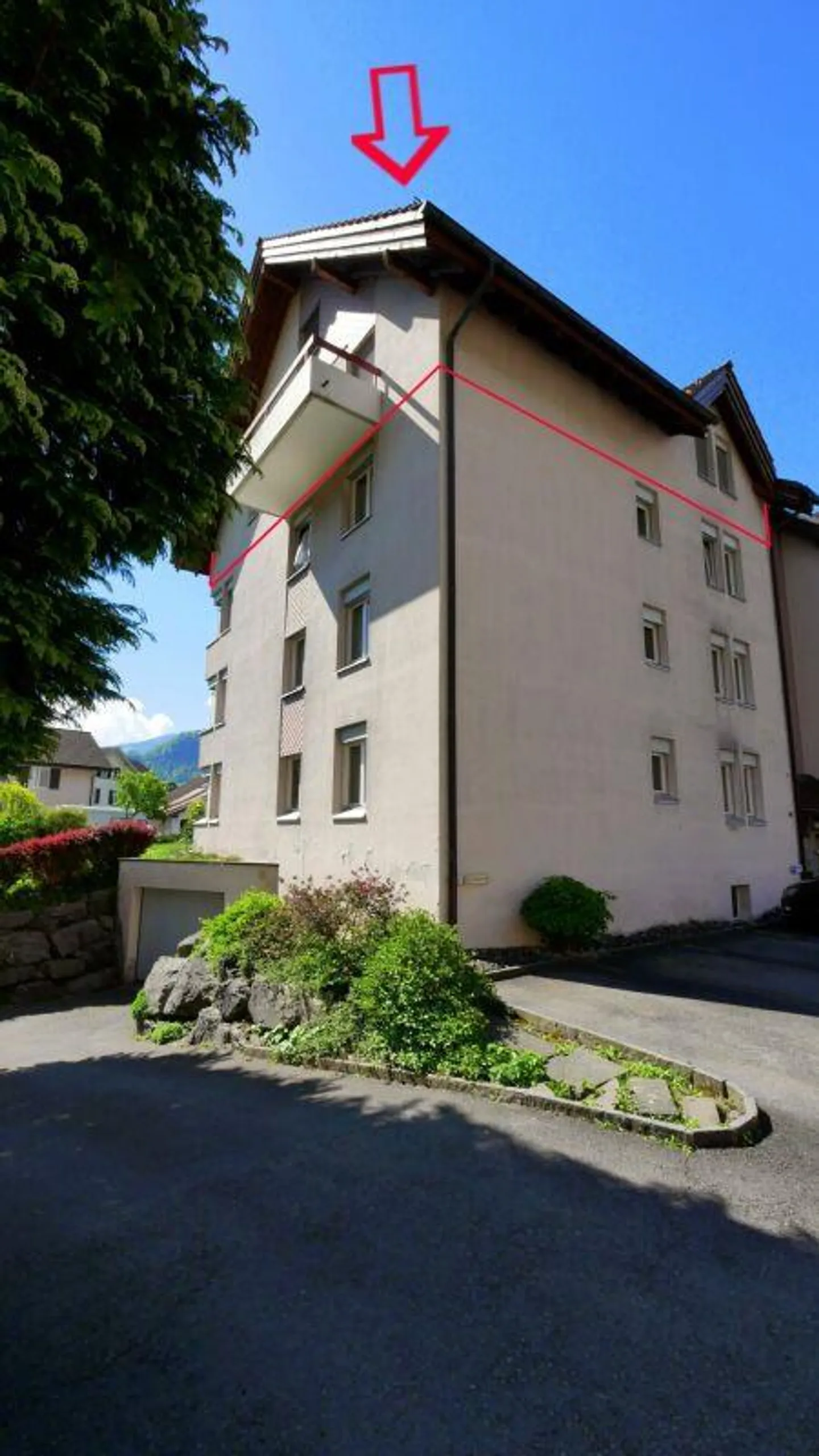 5.5 - Chambres - Appartement sous les combles (Maisonette) - Photo 2 sur 17