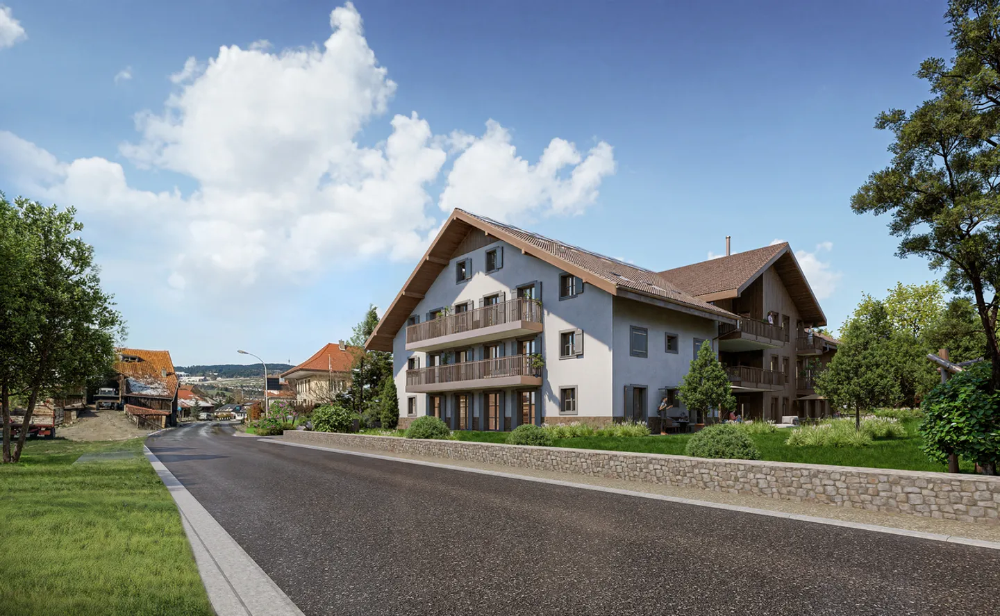 Appartamenti 3,5 locali a Prâ d'Echarlens - A partire da CHF 570'000 - Foto 5 di 5