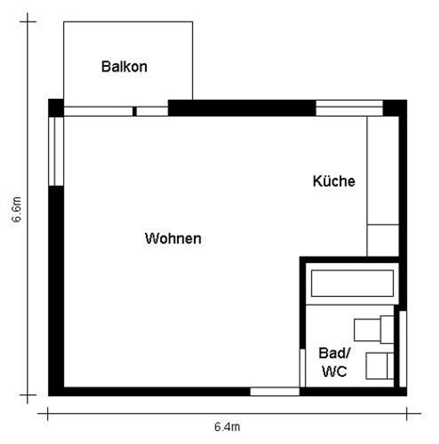 Appartement en ville près de la gare d'Oerlikon - Photo 2 sur 5