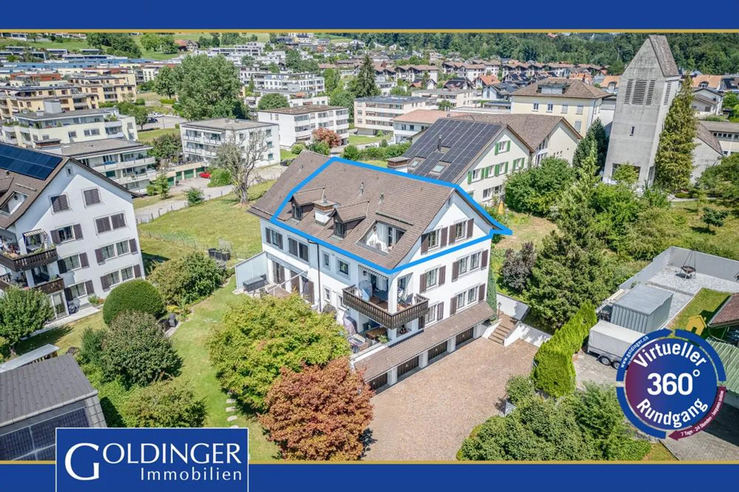 Heimelige Dachgeschosswohnung für Eigennutzer oder Kapitalanleger - Photo 1 of 6