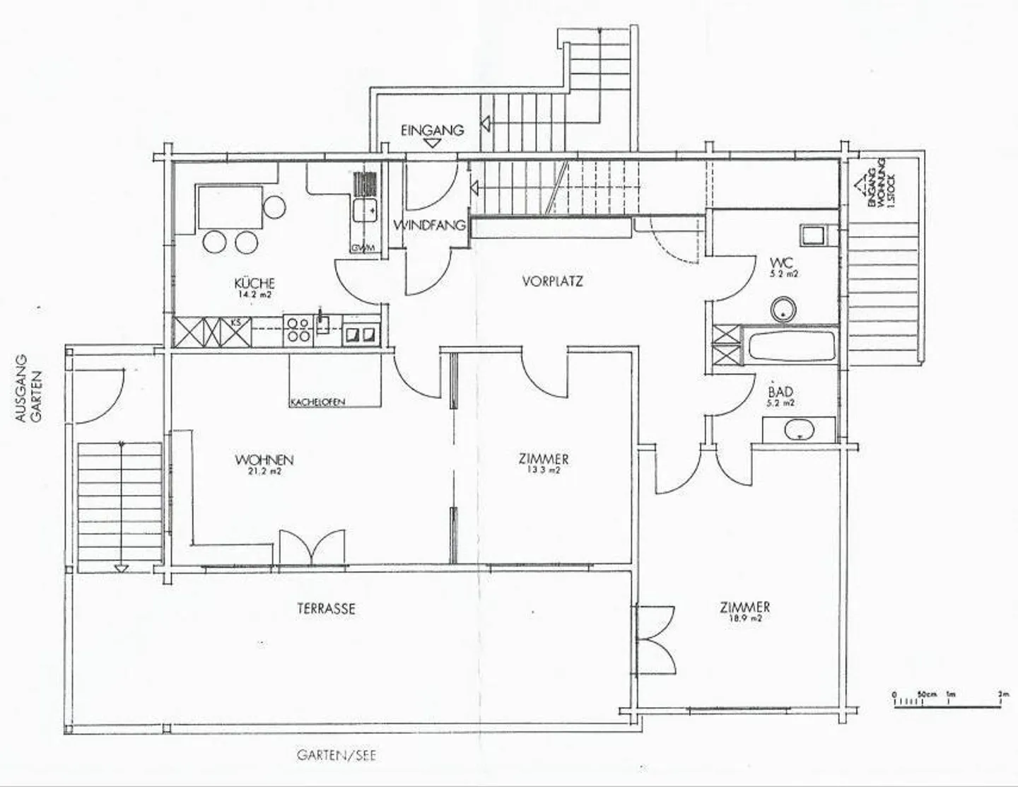 Vivre avec vue sur le lac et la montagne : Appartement chalet confortable dans un endroit calme - Photo 15 sur 15