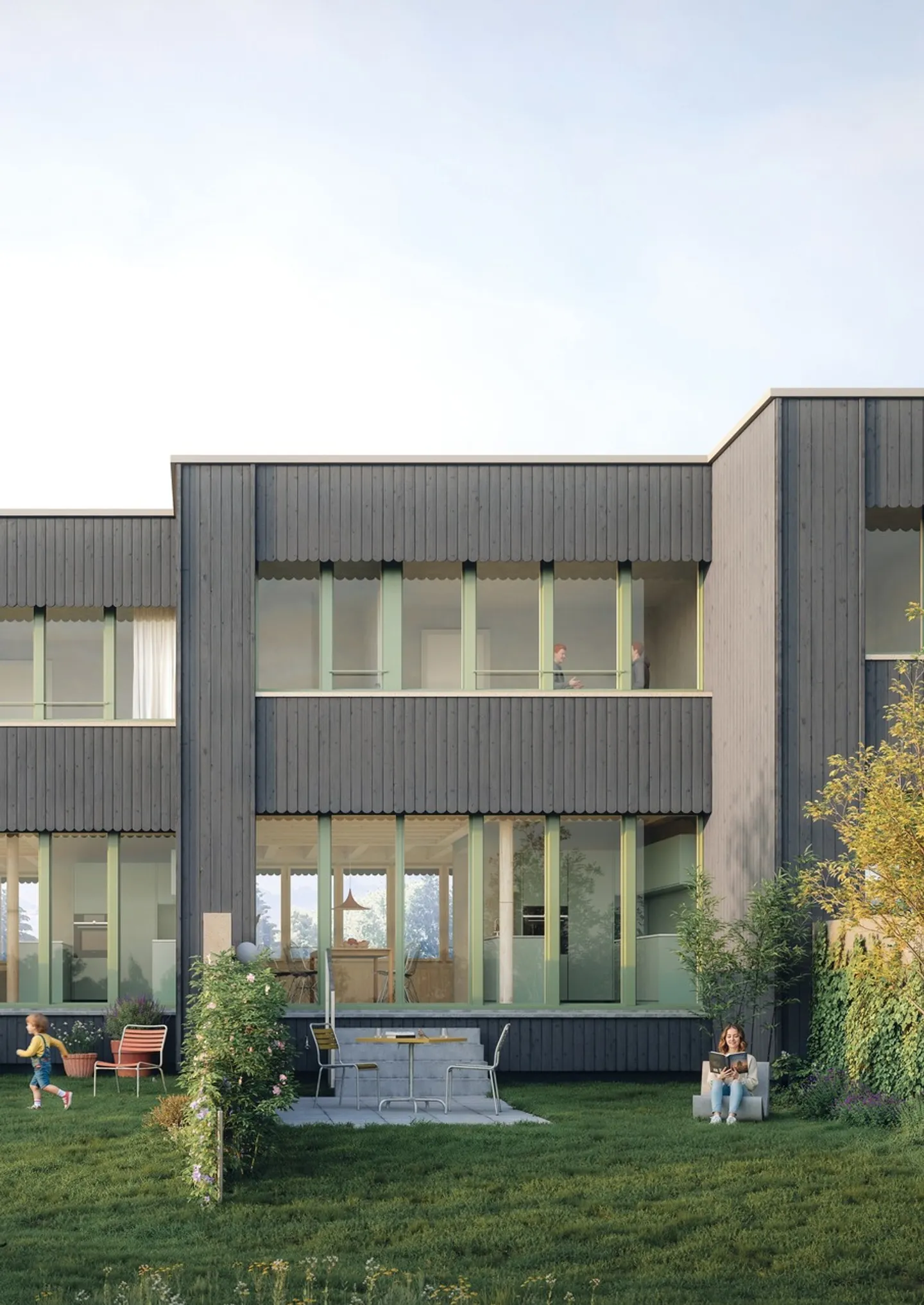 Moderne Haus mit großem Garten - Foto 3 von 5