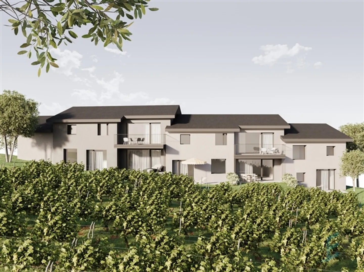 Excellent 2 1/2 room apartment on the ground floor in a project with 7 units in a villa - Photo 1 of 5