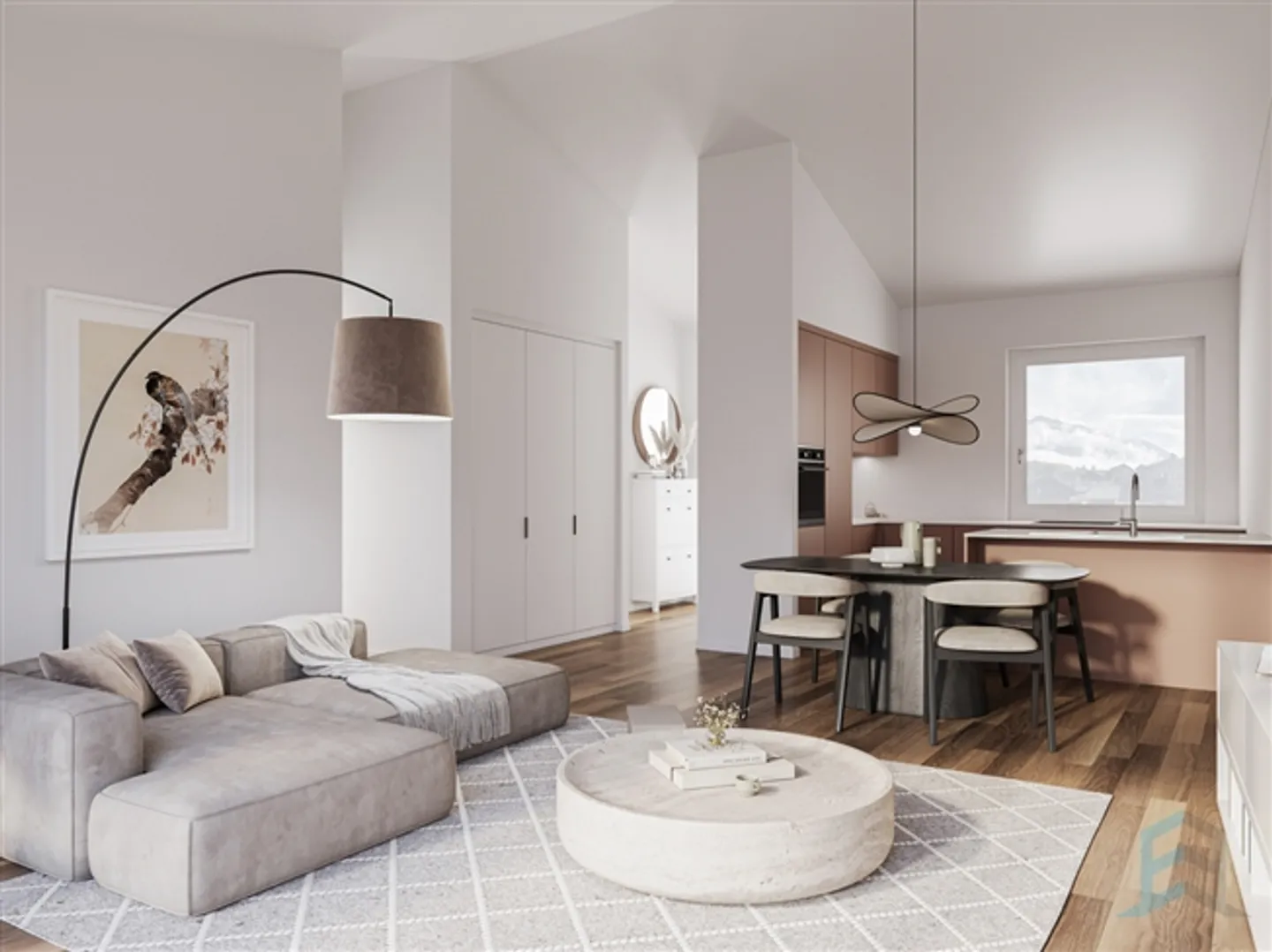 Excellent 2 1/2 room apartment on the ground floor in a project with 7 units in a villa - Photo 3 of 5