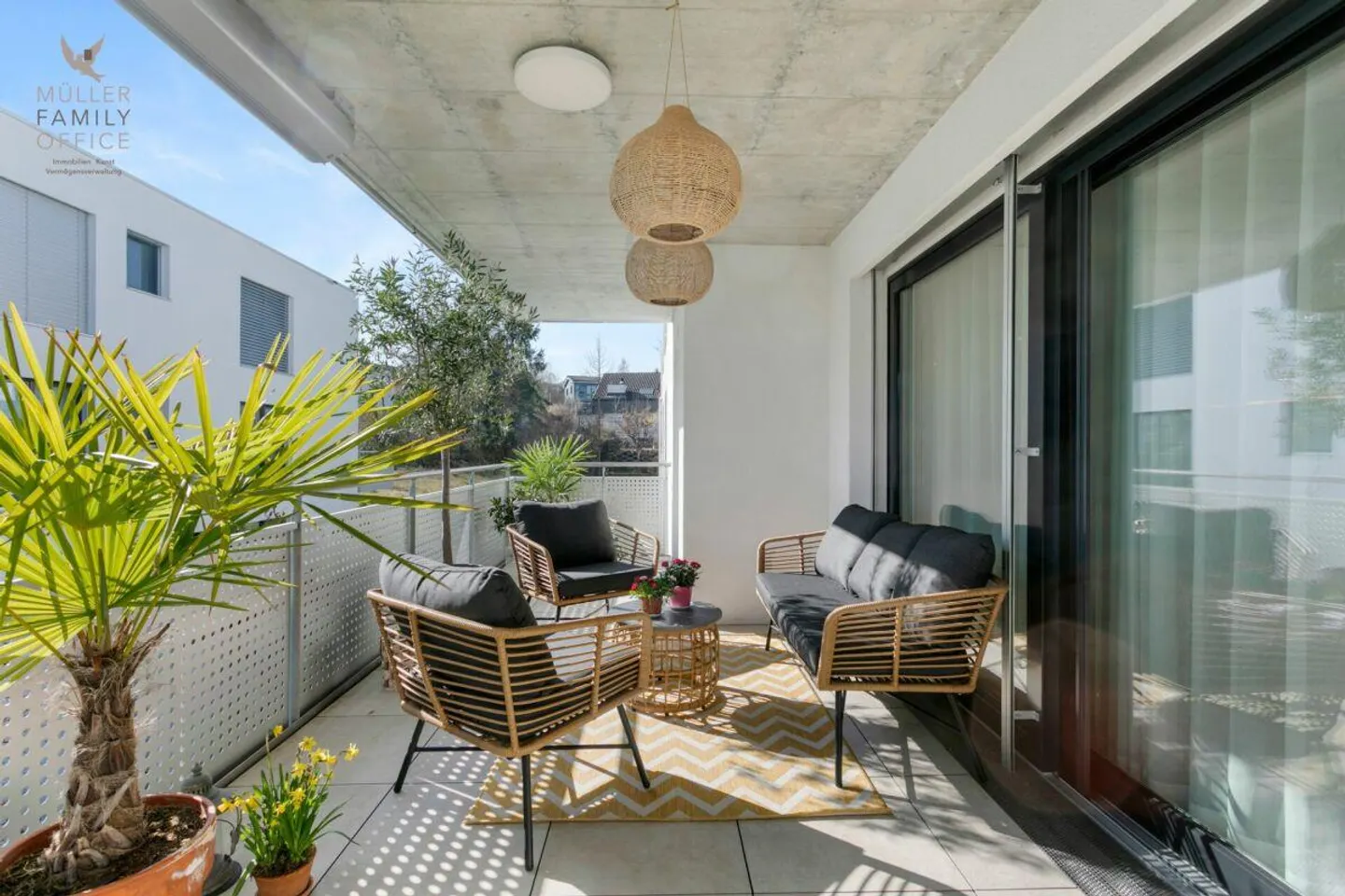 Appartement Minergie 5 1/2 pièces neuf avec grand balcon et finition de haute qualité - Photo 5 sur 13