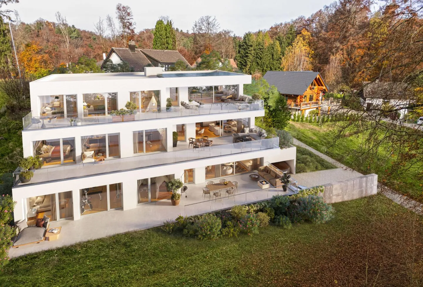 🌿 IN THE FOREST 3 – 4.5 rooms on the ground floor with a 63 m² terrace and private garden! - Photo 1 of 8