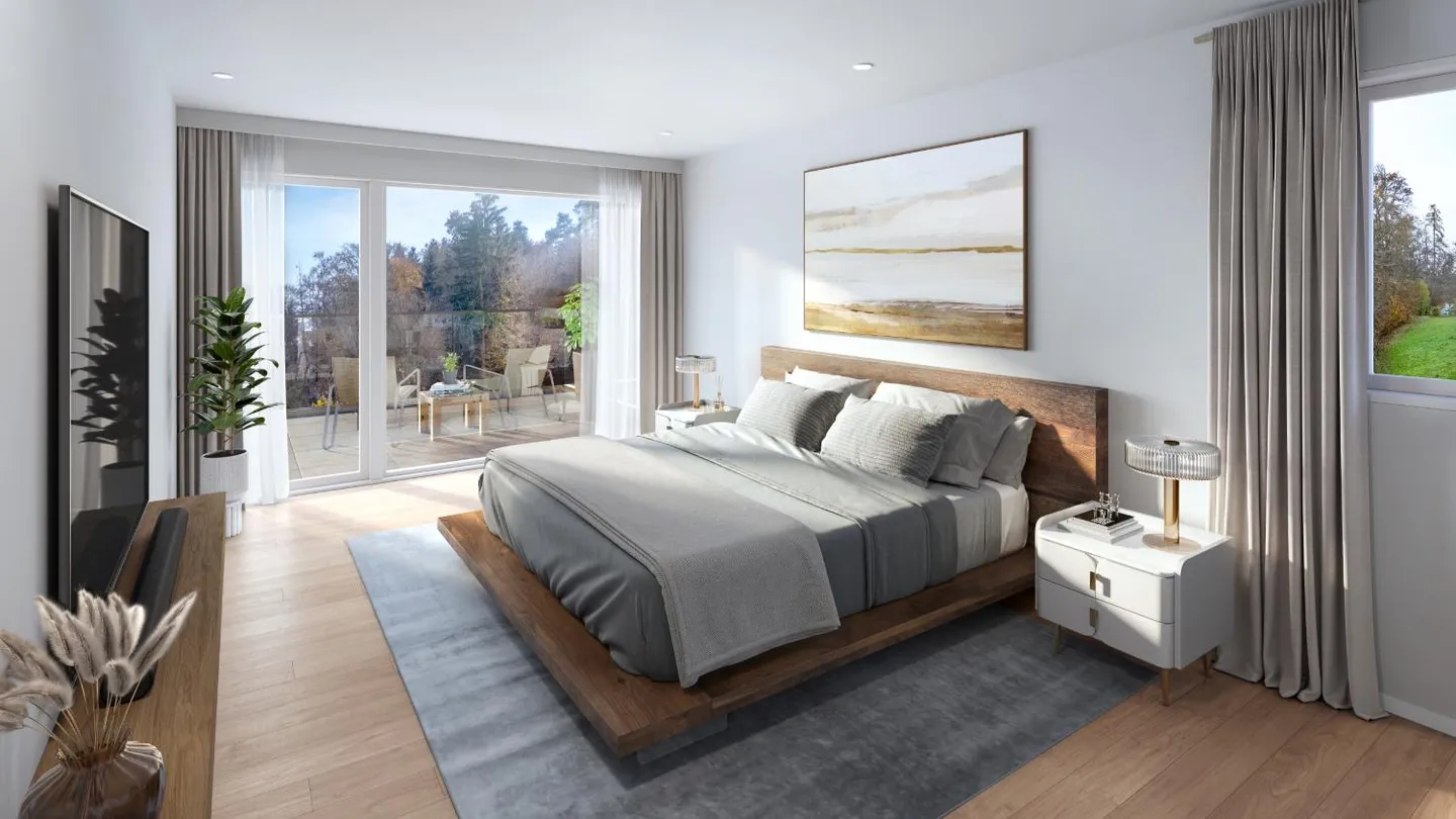 🌿 IN THE FOREST 3 – 4.5 rooms on the ground floor with a 63 m² terrace and private garden! - Photo 5 of 8