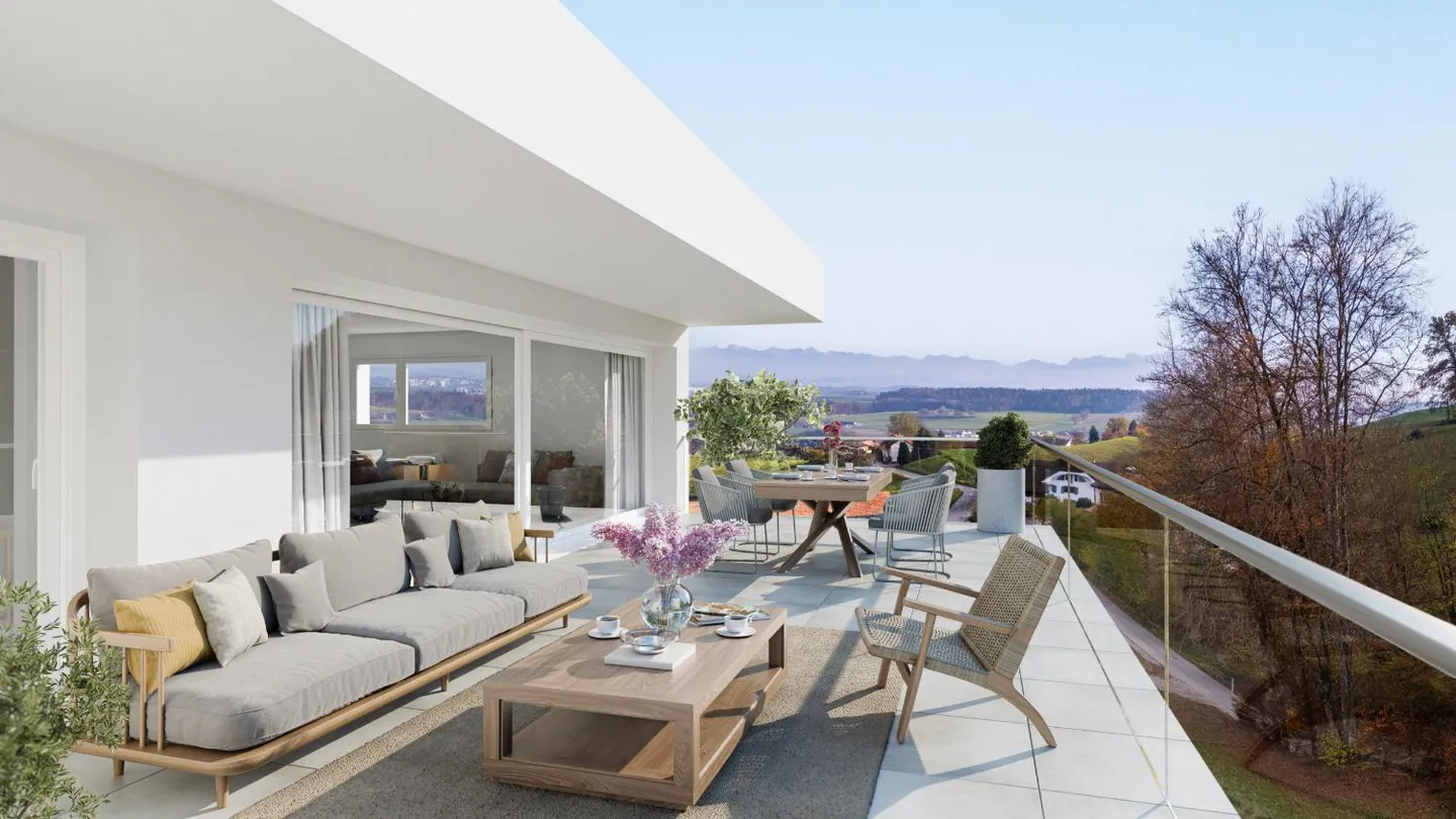 🌿 IN THE FOREST 3 – 4.5 rooms on the ground floor with a 63 m² terrace and private garden! - Photo 7 of 8