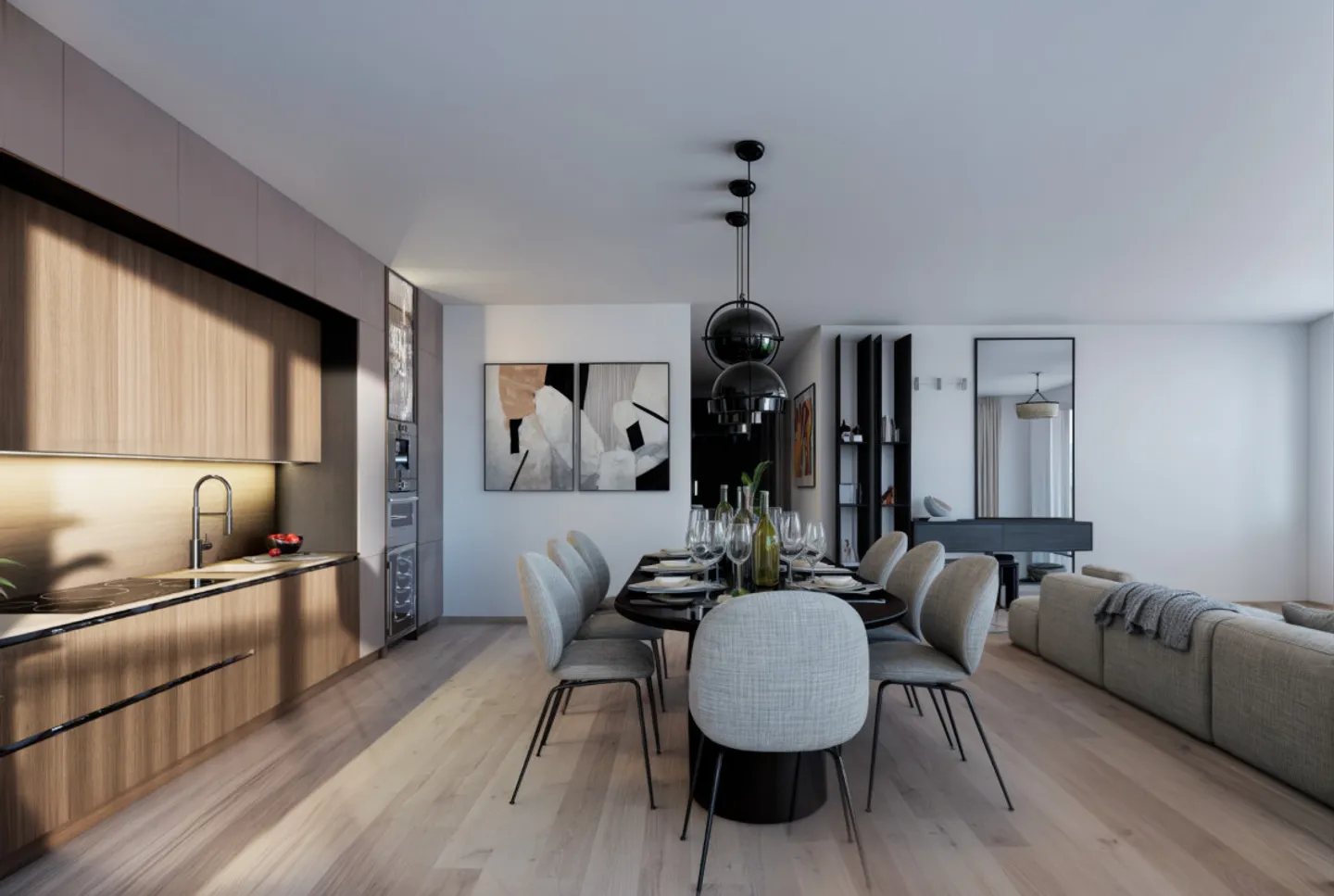 Appartamento 3.5 locali in PPE con grande balcone - Sentier - Foto 3 di 4
