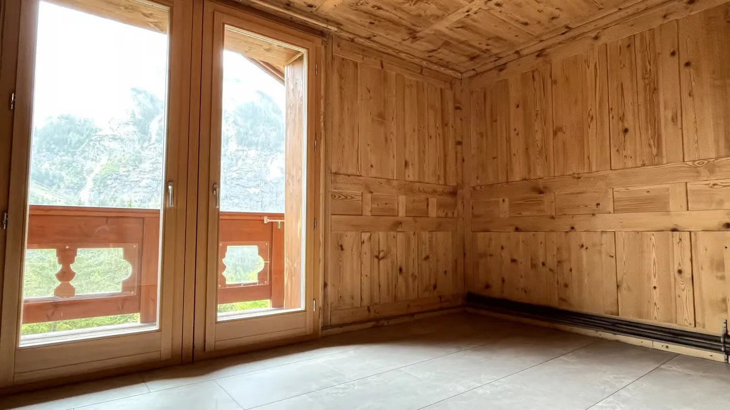 Charmante 3-Zimmer-Wohnung in Kandersteg – Renoviert und idyllisch gelegen - Foto 5 von 6