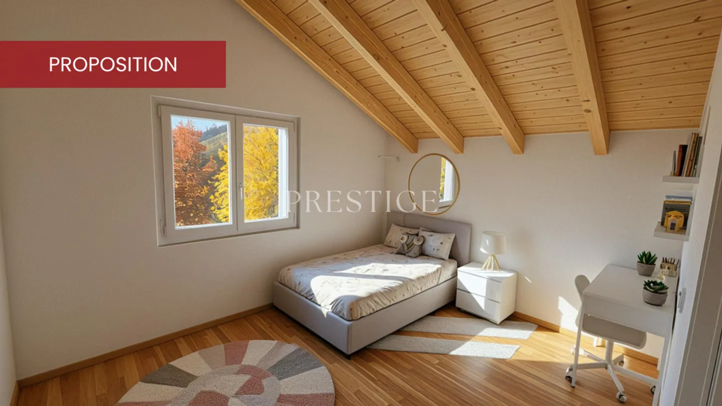 Maison familiale contemporaine avec vue panoramique à Savièse - Photo 12 sur 18