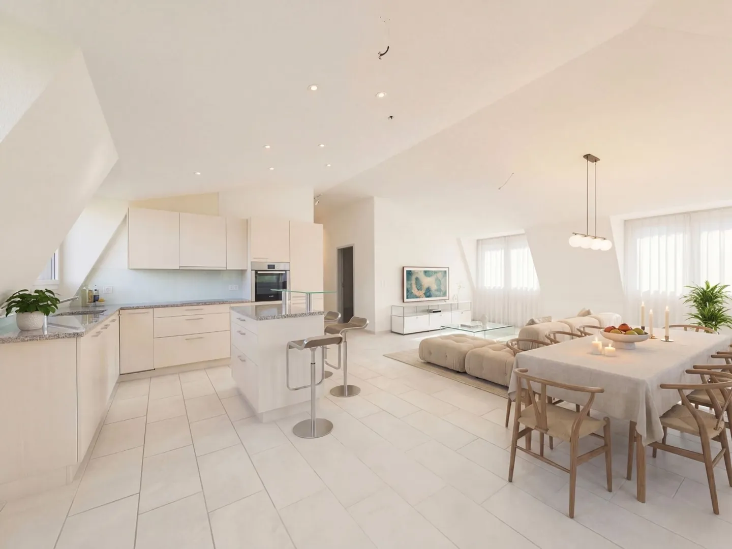 Moderne Attikawohnung mit Balkon - Foto 1 von 9