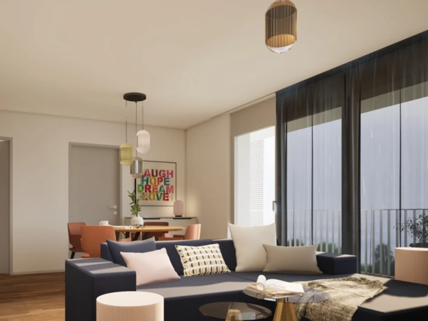 Design-Apartments im Lisbon-Style – Direkt am Bahnhof Muttenz - Foto 4 von 13