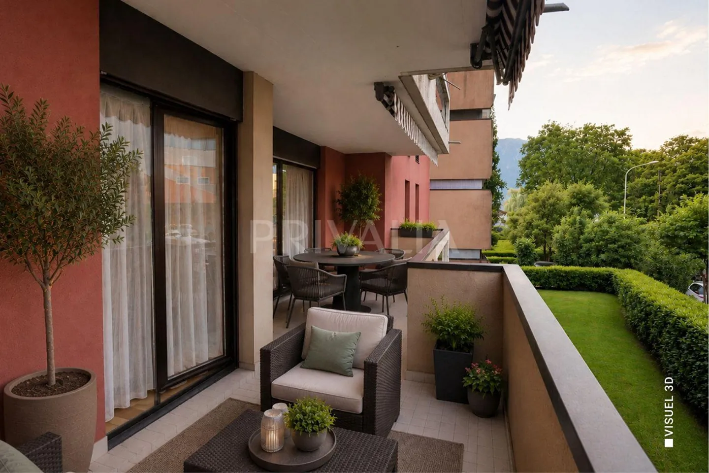 En exclusivité : Charmant 2½ pièces avec balcons et vue sur le lac - Photo 1 of 7