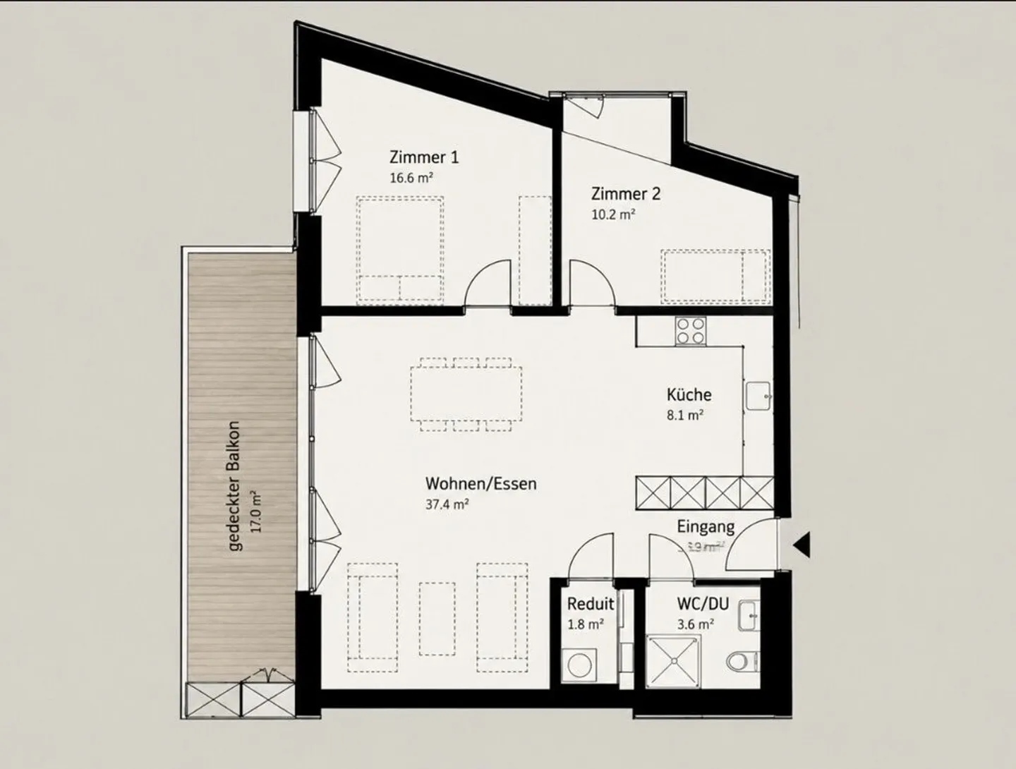 Appartement 3.5 pièces à louer à Romanshorn - Photo 9 sur 9