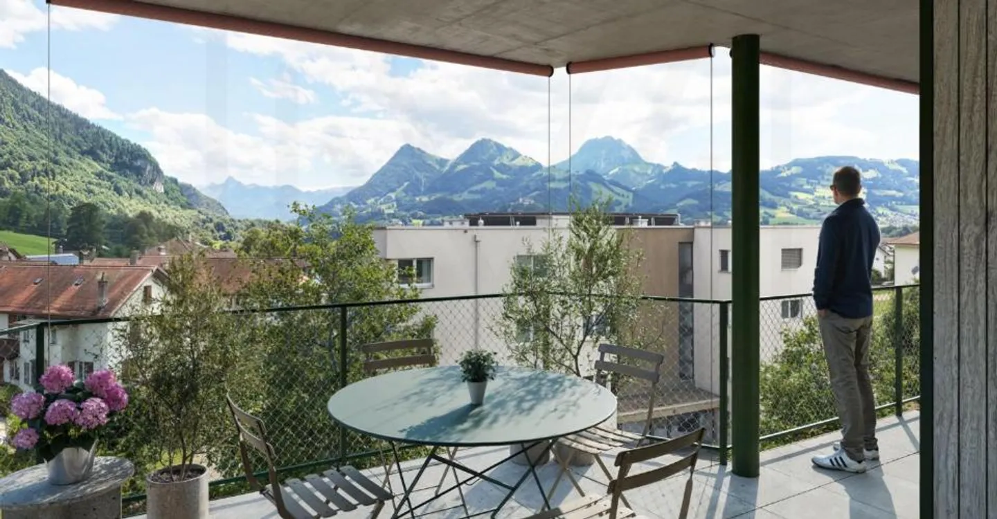 New promotion in the heart of the village? 20 new apartments, a rare opportunity in 3.5 rooms! - Photo 2 of 7