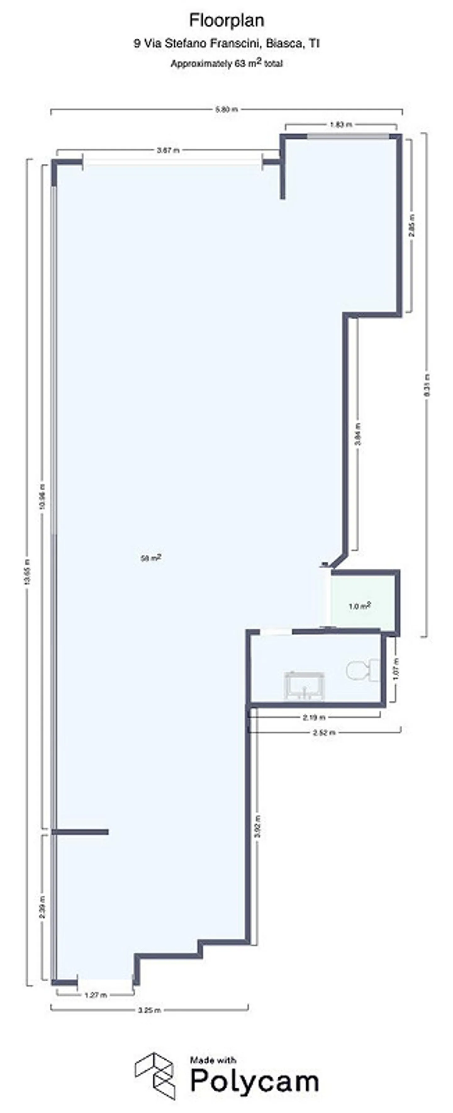 BIASCA - GEWERBLICHER RAUM MQ 60 - GROSSES FENSTER - Foto 8 von 8