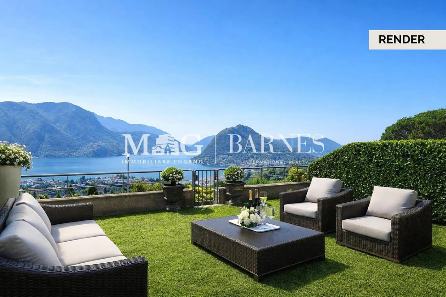 Lugano: Villa mit Seeblick und privatem Garten - Foto 7 von 23