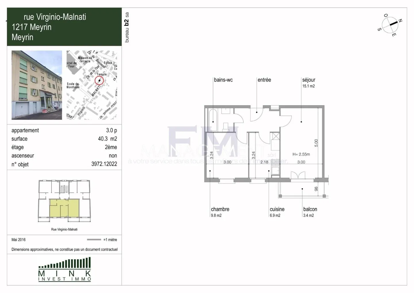 3-Zimmer-Wohnung - Foto 2 von 2