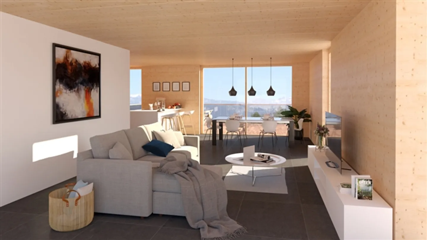 «Umweltfreundliches und avantgardistisches Chalet mit LUCIDO-Fassaden!» - Foto 4 von 12