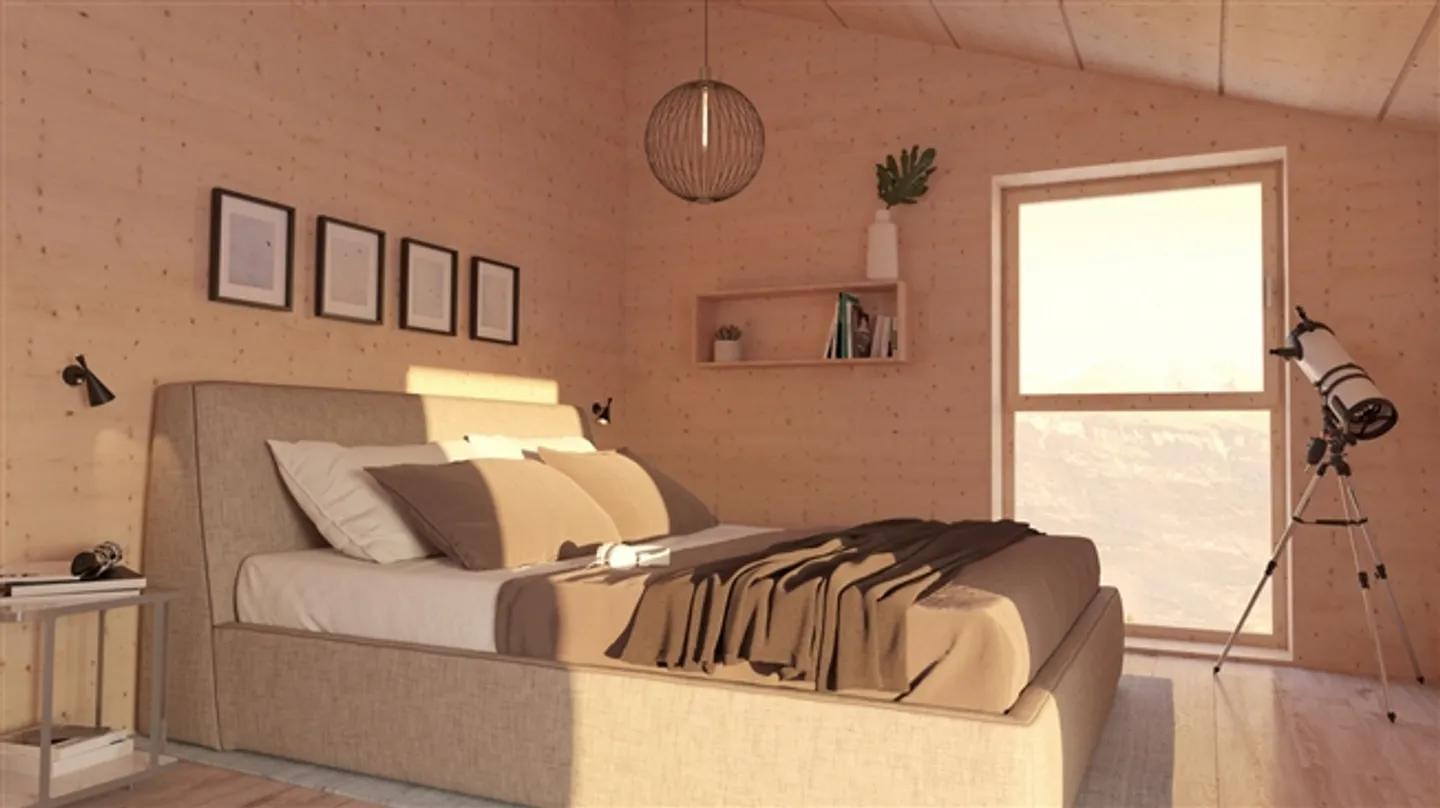 «Umweltfreundliches und avantgardistisches Chalet mit LUCIDO-Fassaden!» - Foto 5 von 12