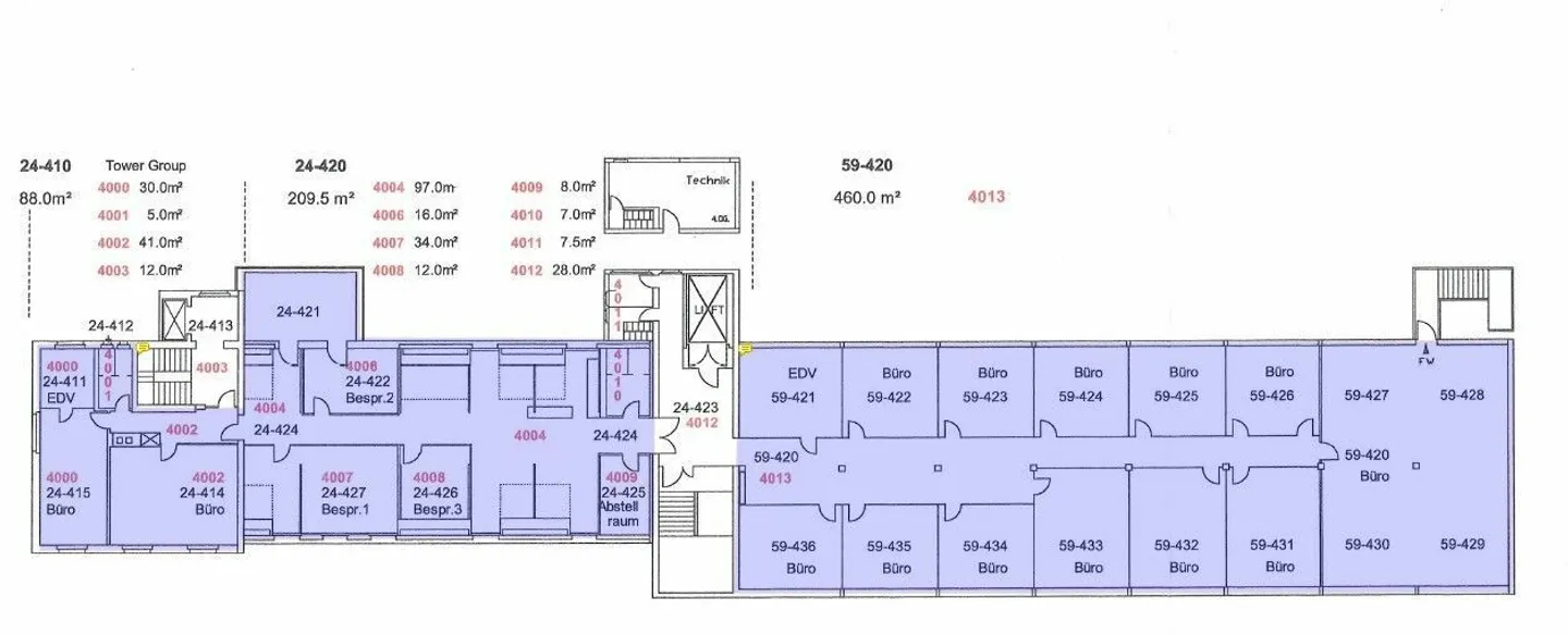 Grandi uffici | 850m2 | buone possibilità di accesso - Foto 6 di 6