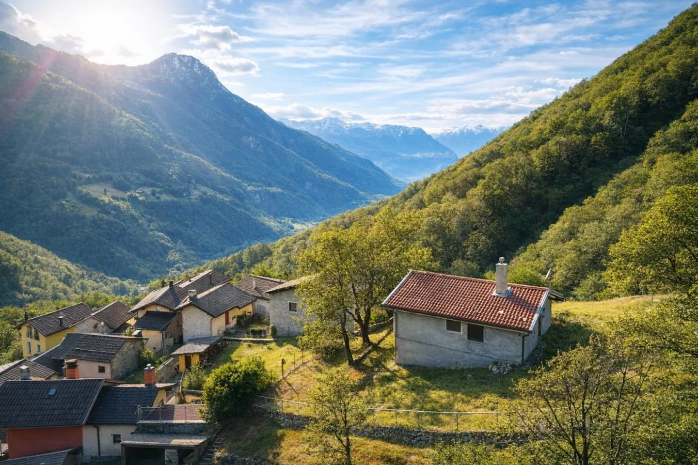 Maison de montagne typique dans la Val Morobbia - Photo 1 sur 10