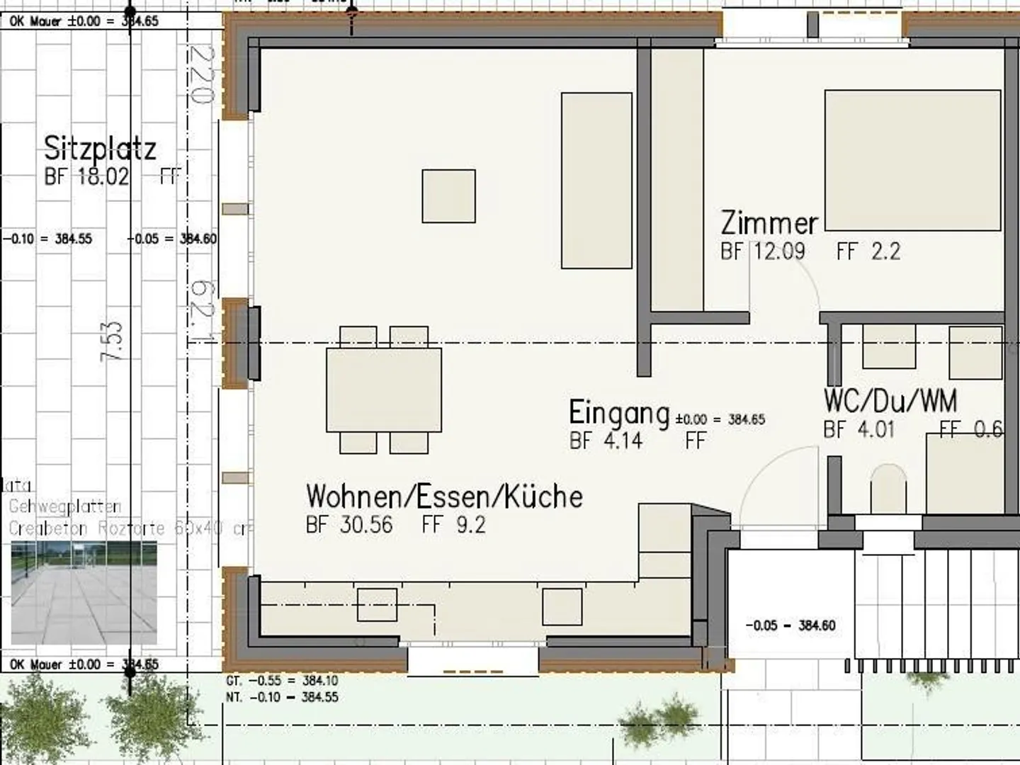 Modernes Apartment in der Natur - Foto 11 von 11