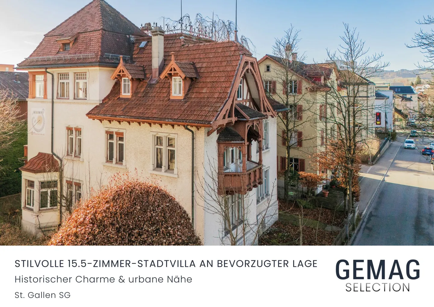 Villa urbaine élégante de 15,5 pièces dans un emplacement de parc privilégié - Photo 1 sur 12