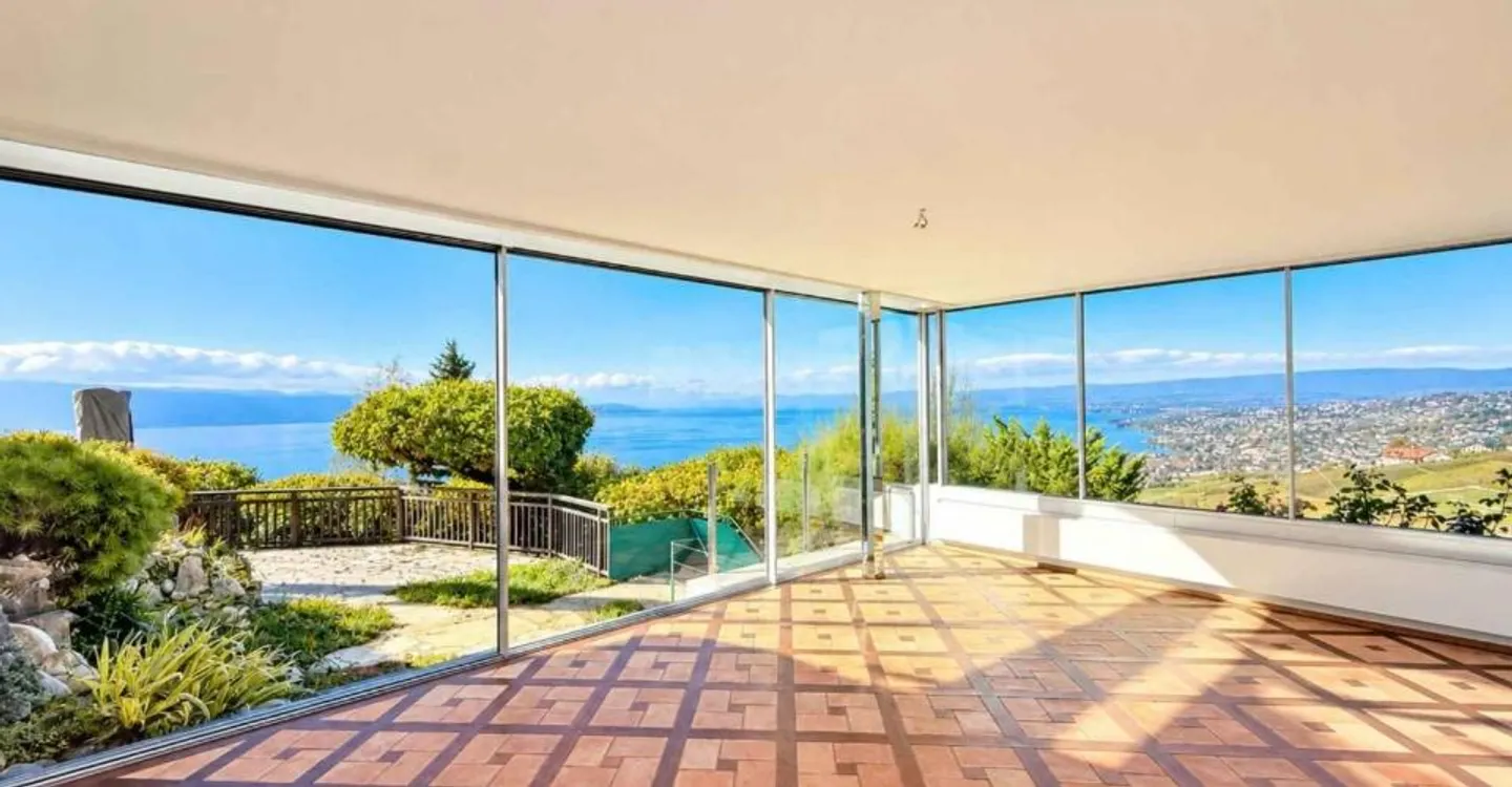 Grandvaux, la maison de Lallex : le Léman en grand angle - Photo 4 sur 9