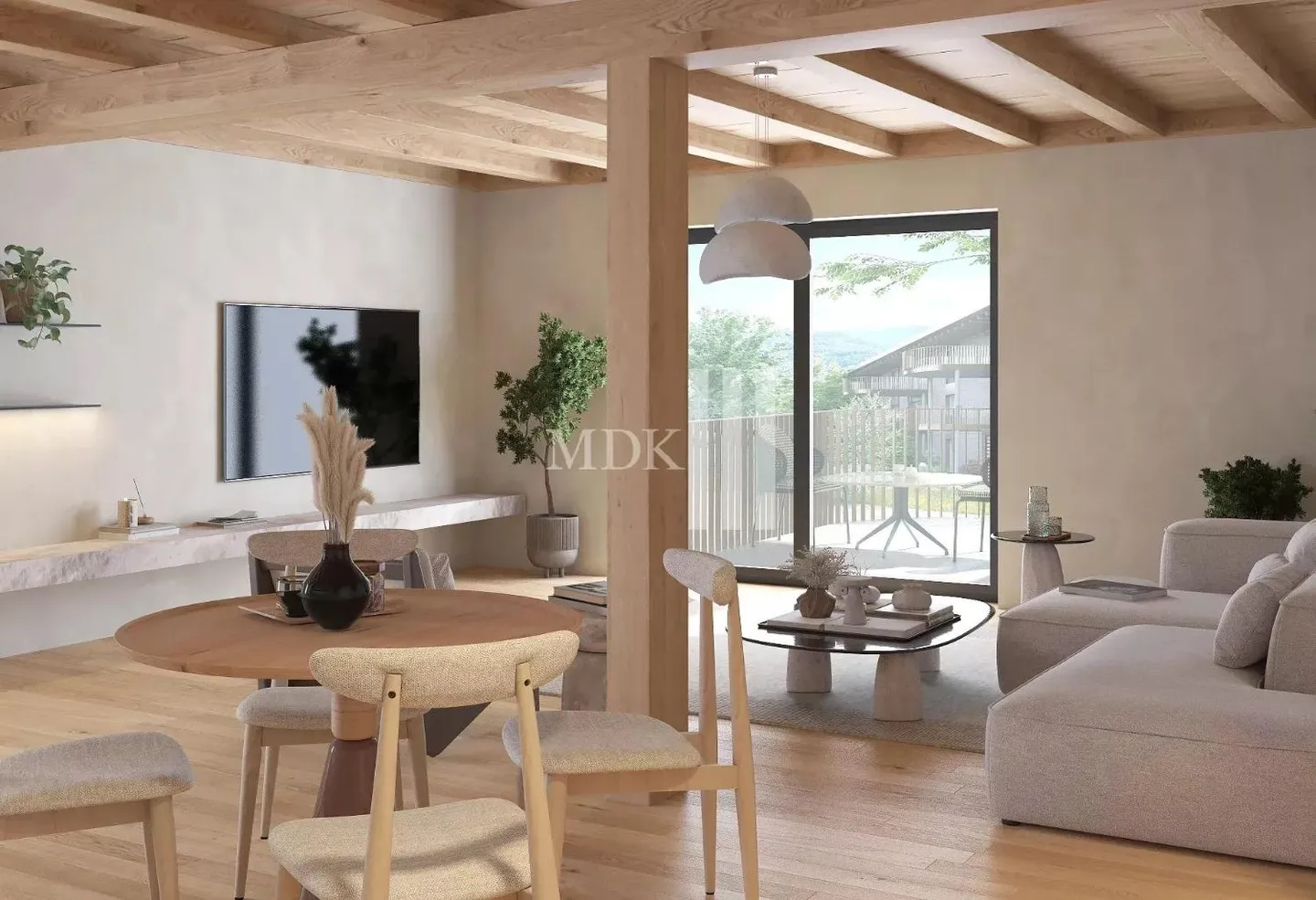 Magnifique appartement de 3,5 pièces au rez-de-chaussée - Photo 1 sur 13