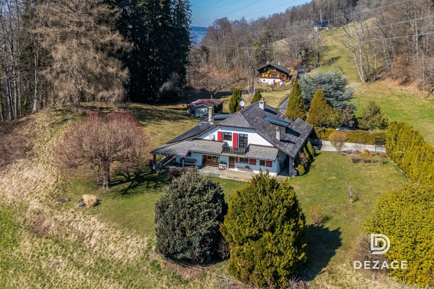 Der Charme des Alten auf einem großen Grundstück mit Blick auf Blonay - Foto 16 von 17