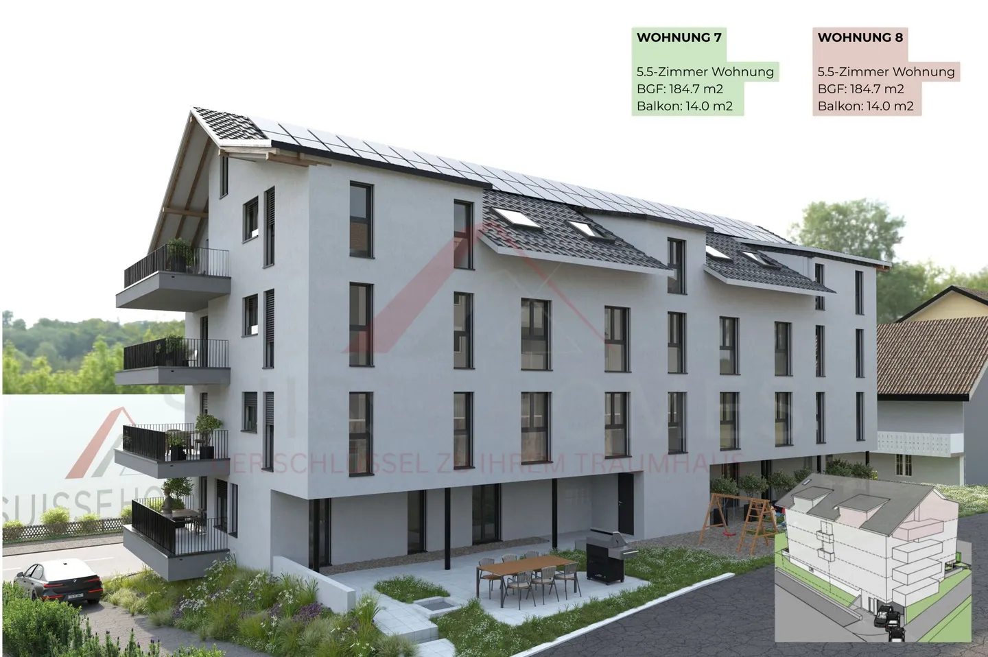 5½-Stanza Attico con Galleria, Panorama e Privacy - "RESIDENCE CENTRO" Sud - Foto 13 di 21