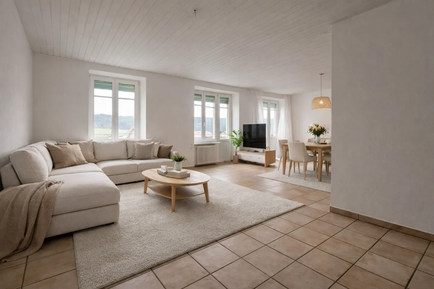 Tramelan, spacious and bright 3.5-room apartment with balcony - Photo 1 of 13