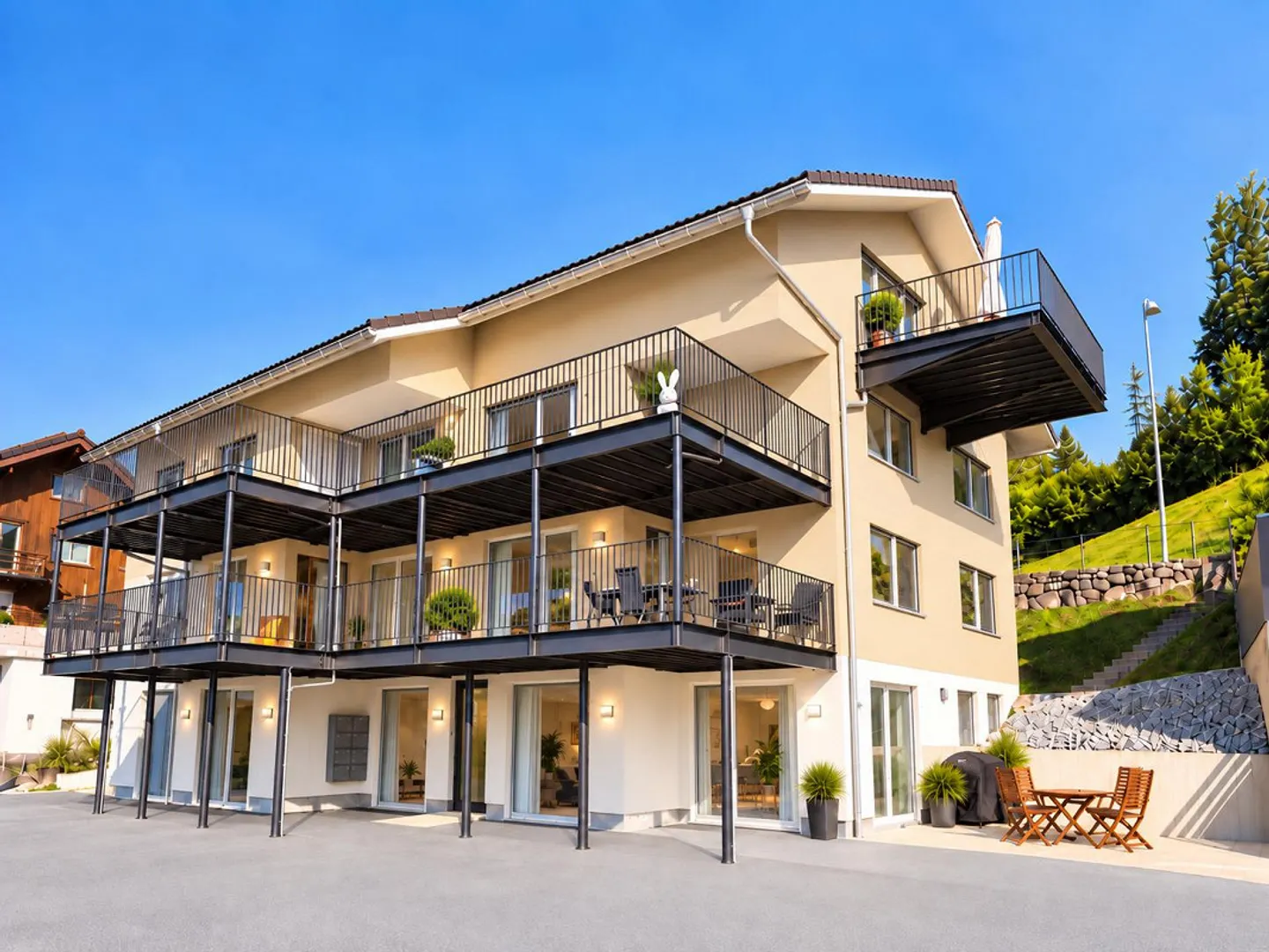 Prima occupazione, moderno, spazioso appartamento di 4.5 stanze, grande balcone (32m2) - Foto 5 di 11