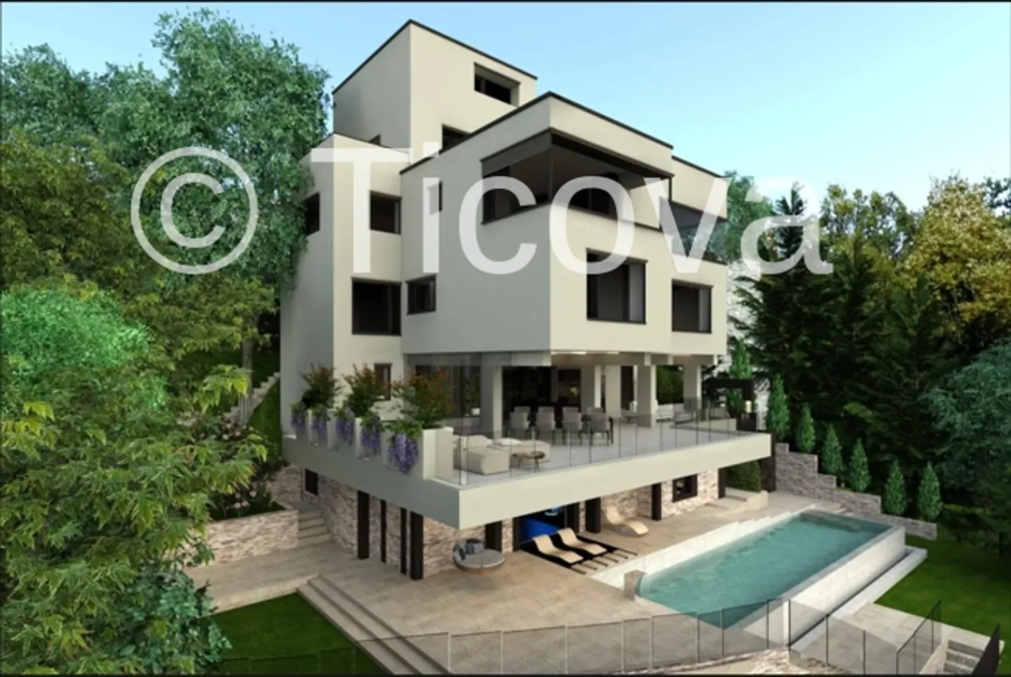 Villa de Luxe avec Vue sur le Lac - Photo 1 sur 23